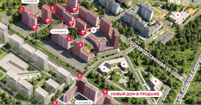 Купить квартиру в ЖК Лучи в Москве. Вариант № 8183100, 3, площадь - квм, цена 20303200 рублей