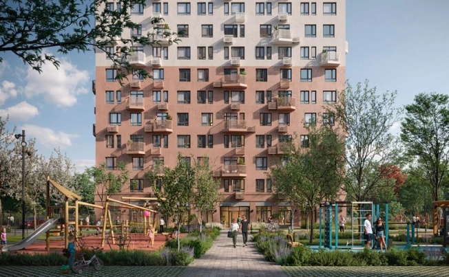 Купить однокомнатную квартиру в новостройках на улице Проектируемый проезд № 6415 в Москве. Вариант № 2486270, 5, площадь - квм, цена 8563607 рублей