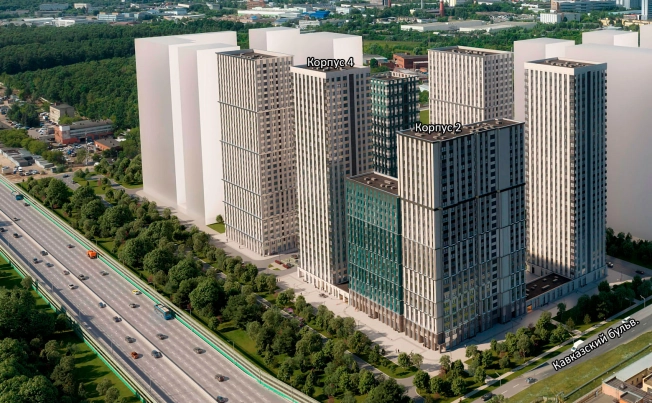 Купить двухкомнатную квартиру в ЖК Кантемировский в Москве. Вариант № 8949896, 10, площадь -  квм, цена 15193637 рублей