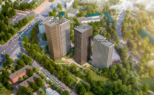 Купить квартиру в районе Нагатино-Садовники в Москве. Вариант № 204656, 8, площадь - квм, цена 29835790.0000 рублей
