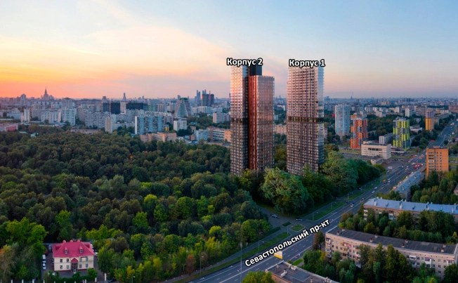 Купить квартиру у метро Нагорная в Москве. Вариант № 80703, 8, площадь - квм, цена 32153024.0000 рублей