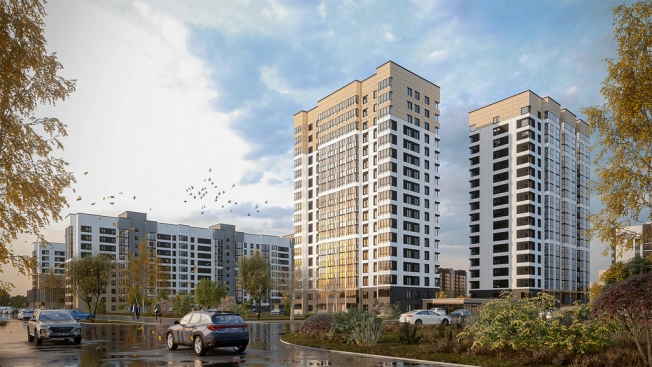 . Вариант № 1188478, 1, площадь - 45.7 квм, цена 6443700 рублей