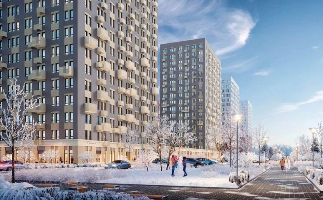 Купить трехкомнатную квартиру в новостройках в районе Головинский в Москве. Вариант № 2487297, 9, площадь -  квм, цена 12515825 рублей