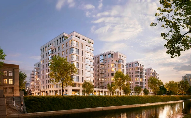 Купить двухкомнатную квартиру у метро Чёрная речка в Санкт-Петербурге. Вариант № 7851668, 1, площадь -  квм, цена 31816560 рублей