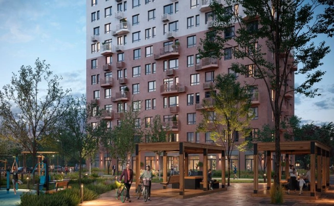 Купить однокомнатную квартиру в новостройках на улице Проектируемый проезд № 6415 в Москве. Вариант № 2485978, 4, площадь - квм, цена 8871002 рублей