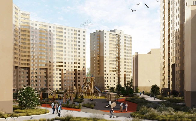 Купить трехкомнатную квартиру в ЖК Стороны Света 2 в Ленинградской области. Вариант № 7790517, 2, площадь -  квм, цена 9333780 рублей