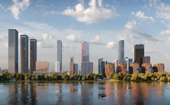 Купить двухкомнатную квартиру в ЖК City Bay в Москве. Вариант № 79416, 1, площадь -  квм, цена 32523136 рублей