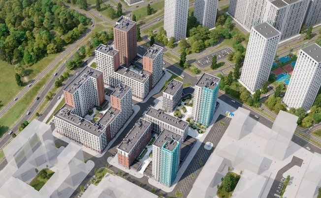 Купить квартиру в ЖК Бунинские кварталы в Москве. Вариант № 1793062, 10, площадь - квм, цена 17161600.0000 рублей
