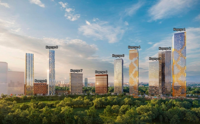 Купить квартиру на улице Мичуринский проспект в Москве. Вариант № 1786055, 14, площадь - квм, цена 16653756.0000 рублей