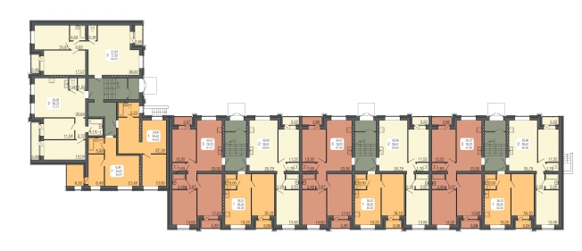 Купить трехкомнатную квартиру в Семилуках. Вариант № 101525, 4, площадь -  квм, цена 6743050 рублей