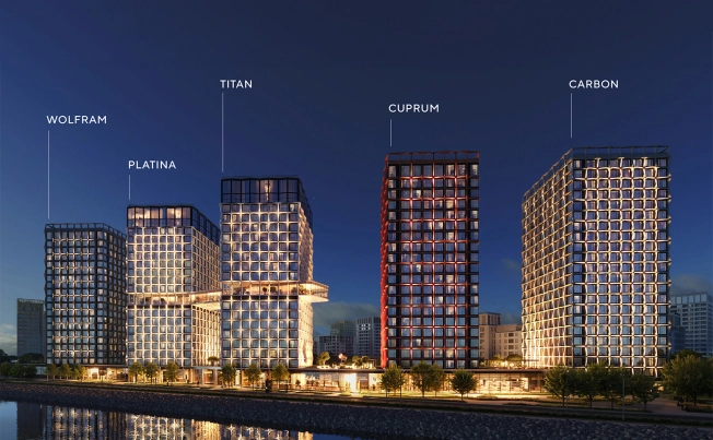 Купить двухкомнатную квартиру в ЖК BASHNI ELEMENT в Санкт-Петербурге. Вариант № 4162217, 2, площадь -  квм, цена 35796688 рублей