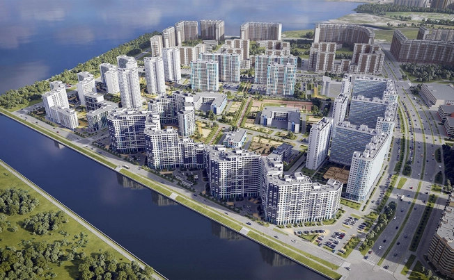 Купить многокомнатную квартиру у метро Проспект Ветеранов в Санкт-Петербурге. Вариант № 4039124, 7, площадь -  квм, цена 35574000 рублей