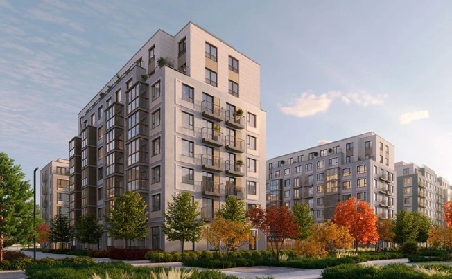 Купить двухкомнатную квартиру у метро Домодедовская в Видном. Вариант № 8498122, 2, площадь -  квм, цена 12170000 рублей