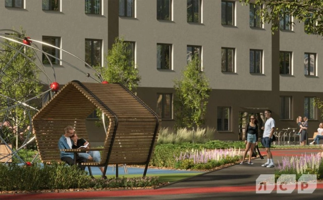 Купить трехкомнатную квартиру в ЖК Ржевский парк в Ленинградской области. Вариант № 7600109, 2, площадь - квм, цена 8015099 рублей