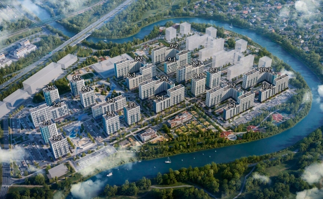 Купить однокомнатную квартиру в новостройках на улице Проектируемый проезд № 6415 в Москве. Вариант № 104763, 11, площадь - квм, цена 9255957 рублей