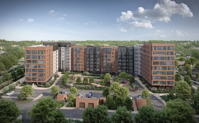 Купить двухкомнатную квартиру в новостройках у метро Парнас в Санкт-Петербурге. Вариант № 6831877, 4, площадь -  квм, цена 10438329 рублей