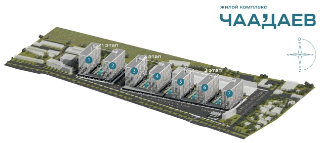 . Вариант № 3442276, 2, площадь - 33.19 квм, цена 3053480 рублей