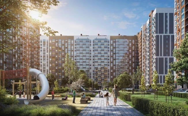 Купить Студию в Микрорайоне Пригород Лесное, посёлок городского типа Мисайлово в Московской области. Вариант № 2035426, 9, площадь - квм, цена 7253774 рублей