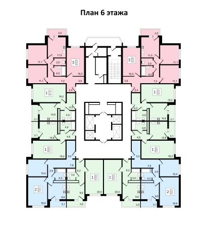 Купить квартиру в новостройках в ЖК Задонье в Воронеже. Вариант № 127417, 27, площадь -  квм, цена 8158587 рублей