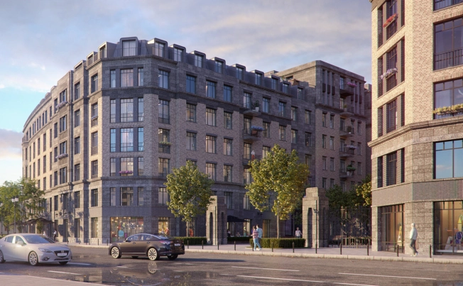 Купить трехкомнатную квартиру у метро Петроградская в Санкт-Петербурге. Вариант № 77414, 2, площадь -  квм, цена 61146000 рублей