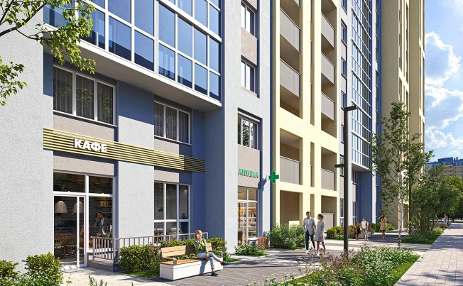 . Вариант № 5487, 3, площадь - от от 24 м² квм, цена от 3 223 200 ₽ рублей