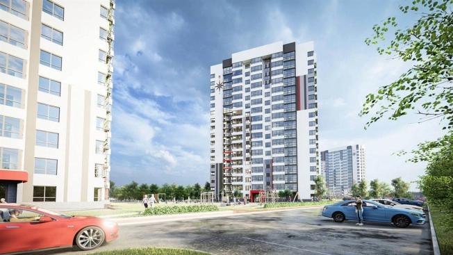 . Вариант № 2501, 1, площадь - от за 25.7 м² квм, цена  рублей