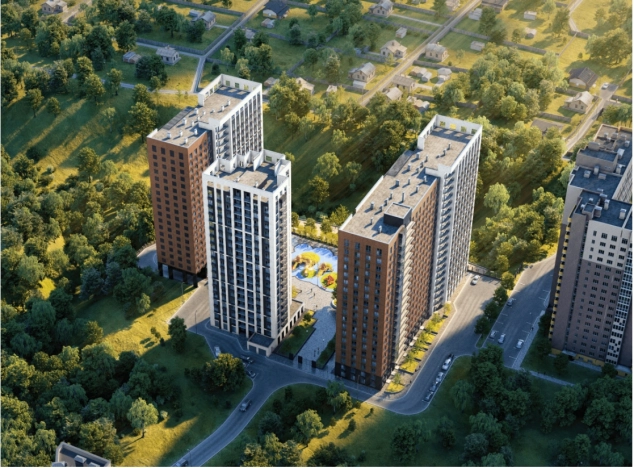 Жилые комплексы в Нижнем Новгороде. Вариант № 69, 7, цена 21431850 рублей