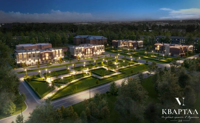 . Вариант № 5677, 1, площадь - от от 55 м² квм, цена от 22 387 374 ₽ рублей