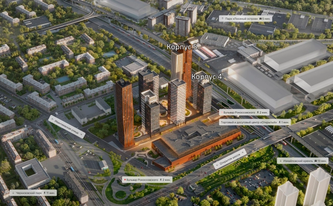 . Вариант № 4845, 7, площадь - от от 22 м² квм, цена от 13 423 410 ₽ рублей