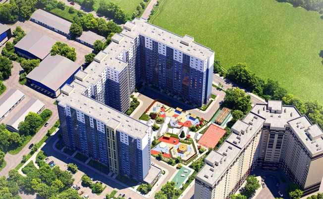 . Вариант № 5487, 0, площадь - от от 24 м² квм, цена от 3 223 200 ₽ рублей