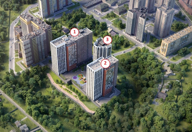 Жилые комплексы в Нижнем Новгороде. Вариант № 69, 0, цена 21431850 рублей