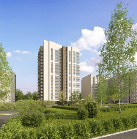 . Вариант № 510, 1, площадь - от от 28 м² квм, цена от 1 744 400 ₽ рублей