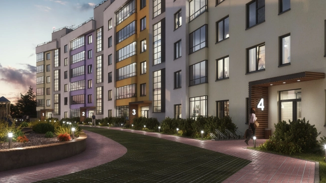 . Вариант № 206, 7, площадь - от от 34 м² квм, цена от 3 531 870 ₽ рублей