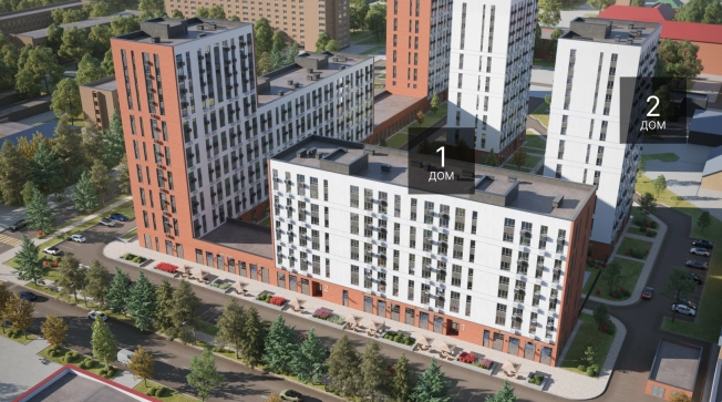 . Вариант № 5834, 2, площадь - от за 40.4 м² квм, цена  рублей