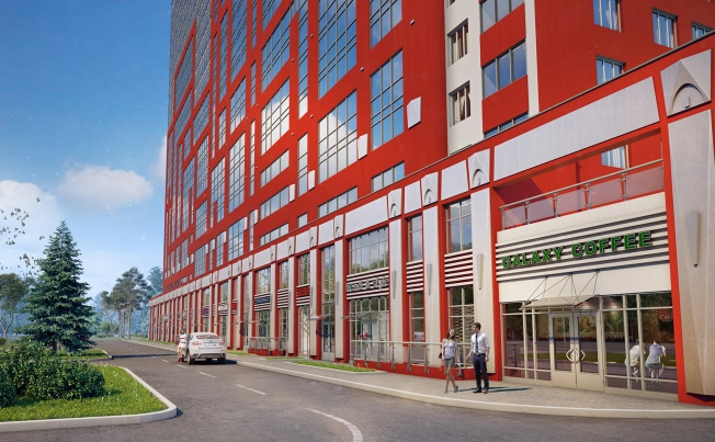 . Вариант № 1544, 5, площадь - от от 23 м² квм, цена от 5 494 800 ₽ рублей