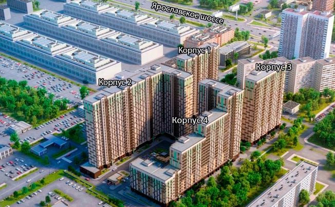 . Вариант № 166, 1, площадь - от от 58 м² квм, цена от 20 750 600 ₽ рублей