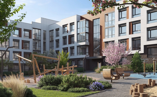 . Вариант № 5555, 1, площадь - от от 27 м² квм, цена от 6 059 066 ₽ рублей