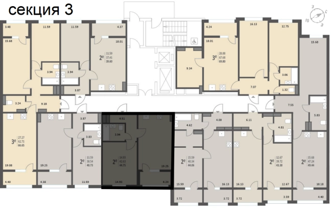 Жилые комплексы в Воронеже. Вариант № 3195, 10, цена 5694540 рублей
