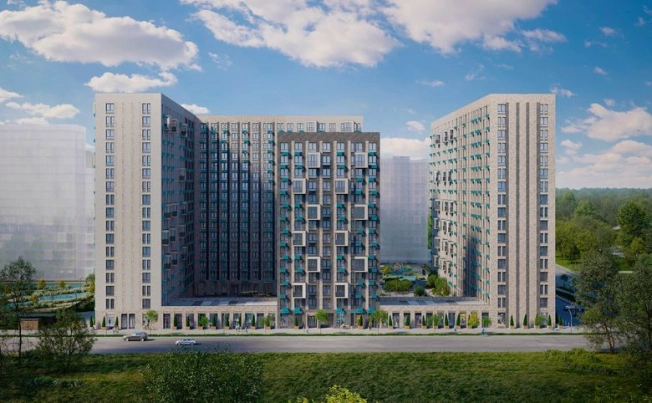 . Вариант № 2222, 1, площадь - от от 23 м² квм, цена от 7 338 309 ₽ рублей