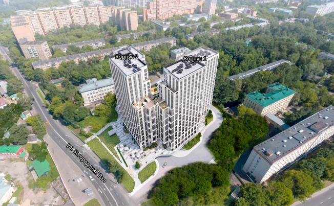 . Вариант № 4069, 3, площадь - от от 38 м² квм, цена от 14 070 000 ₽ рублей