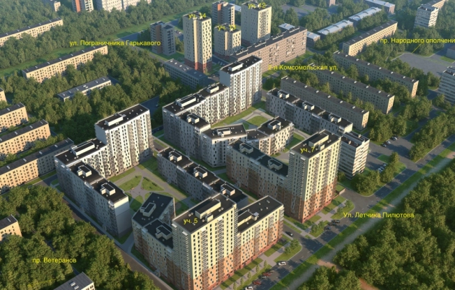 . Вариант № 540, 7, площадь - от от 33 м² квм, цена от 7 672 699 ₽ рублей