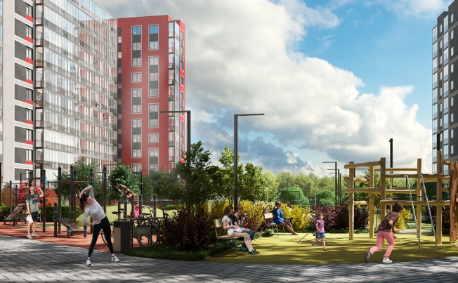 . Вариант № 1668, 3, площадь - от за 22.2 м² квм, цена  рублей