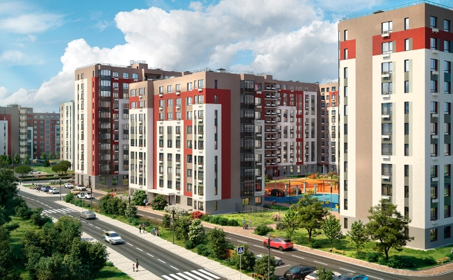 . Вариант № 2015, 2, площадь - от от 24 м² квм, цена от 4 550 000 ₽ рублей