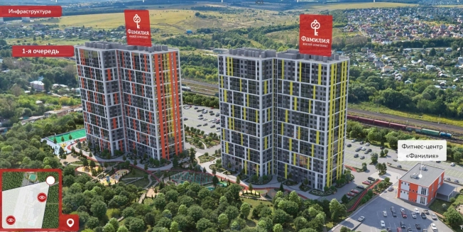 Жилые комплексы в регионе Тульская область. Вариант № 1748, 4, цена 4488440 рублей