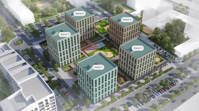 . Вариант № 5058, 1, площадь - от за 34.5 м² квм, цена  рублей