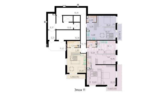 Жилые комплексы в Архангельске. Вариант № 4446, 5, цена 7800000 рублей