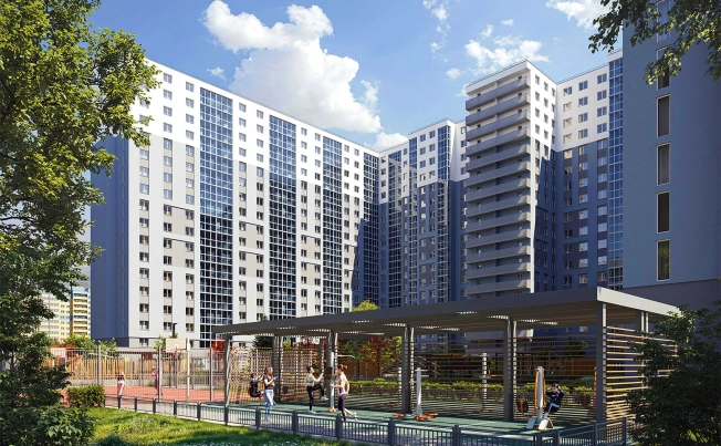 . Вариант № 5487, 6, площадь - от от 24 м² квм, цена от 3 223 200 ₽ рублей