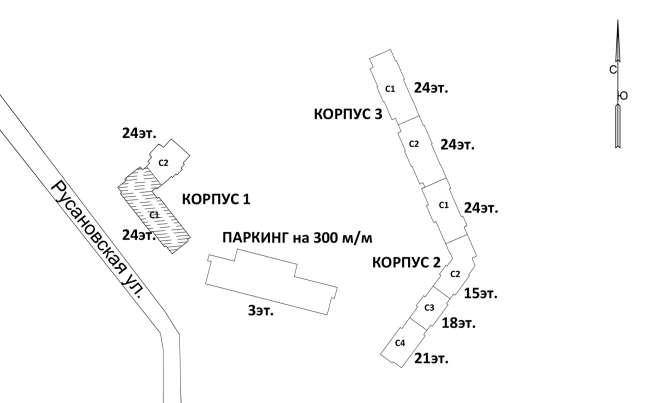 . Вариант № 463, 4, площадь - от от 37 м² квм, цена от 7 735 438 ₽ рублей