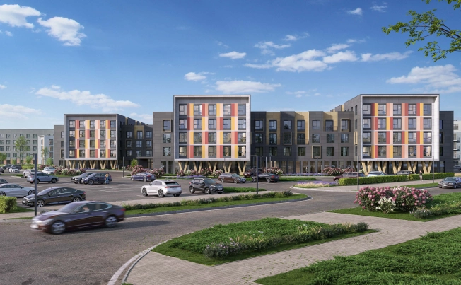 . Вариант № 3722, 3, площадь - от от 23 м² квм, цена от 4 934 840 ₽ рублей