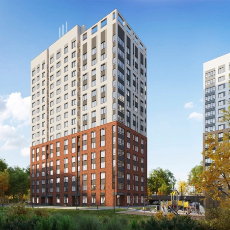 . Вариант № 1607, 5, площадь - от от 24 м² квм, цена от 2 214 800 ₽ рублей